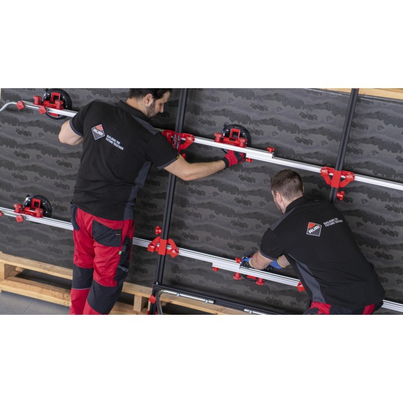 Sistem de transport cu ventuze pt. placi de dimensiuni mari, 320cm, 80kg, Slim Easy Trans Plus - RUBI-18976