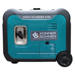 Generator de curent 5.5 kW inverter - benzina - Konner & Sohnen - KS-5500iES-ATSR