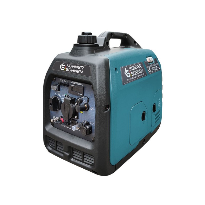 Generator de curent 3.1 kW inverter - HIBRID (GPL + benzina) - insonorizat - Konner & Sohnen - KS-3100iG-S
