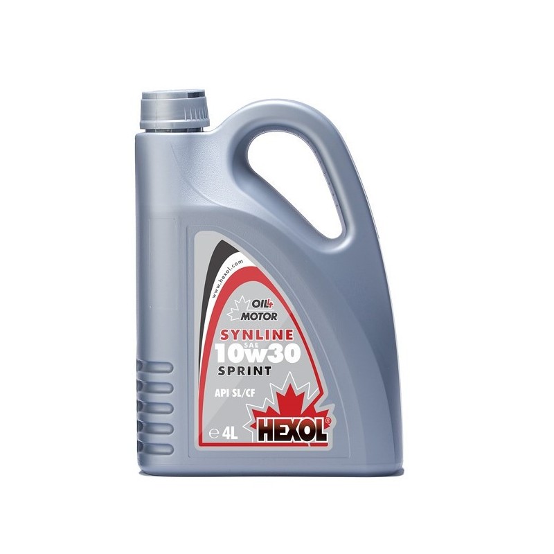 Ulei sintetic SAE 10W30 HEXOL SYNLINE SPRINT flacon 4 Litri - HEXOL-100035-m2 Ulei sintetic SAE 10W30 HEXOL SYNLINE SPRINT flacon 4 Litri - HEXOL-100035-m2