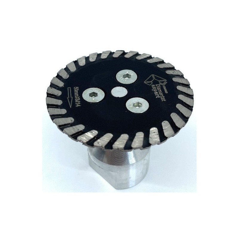 Disc DiamantatExpert pentru gresie portelanata, placi dure 50mm x M14 Premium - DXDY.DP50