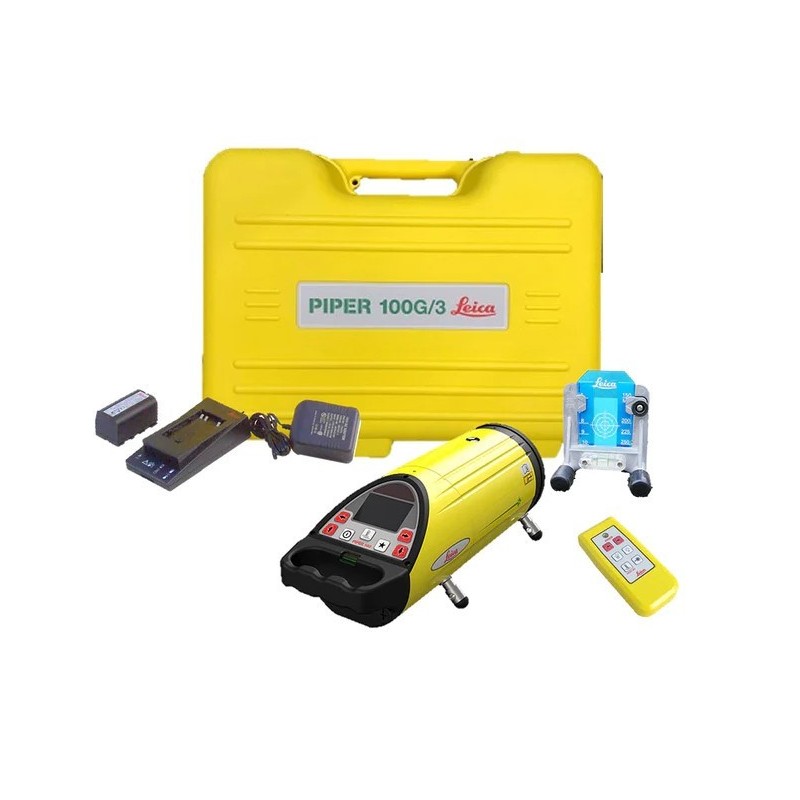 Laser Verde pentru Conducte, Piper 100G - set telecomanda IR si accesorii - Leica-6016058