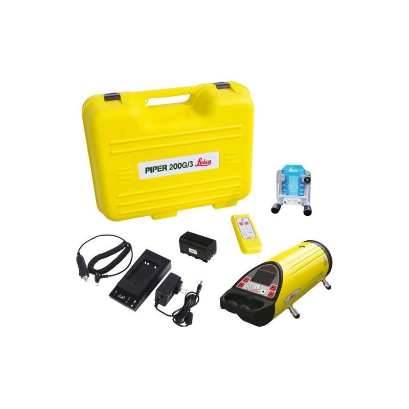 Laser Verde pentru Conducte, Piper 200G - set telecomanda IR si accesorii - Leica-6016958