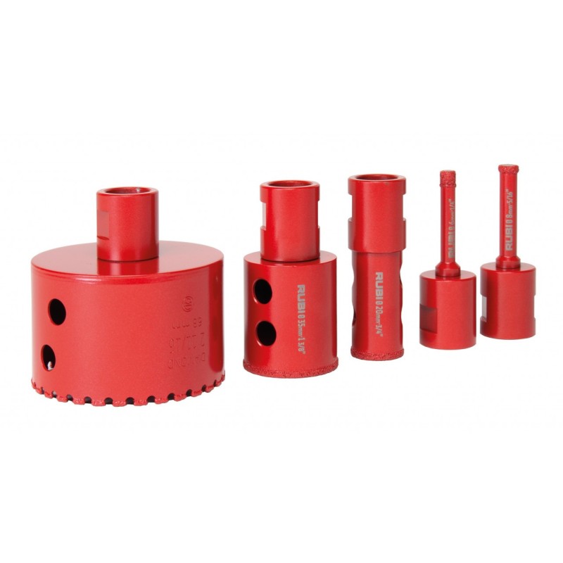 Carota diamantata pt. portelan, placi ceramice DryGres Premium 6mm - RUBI-6900