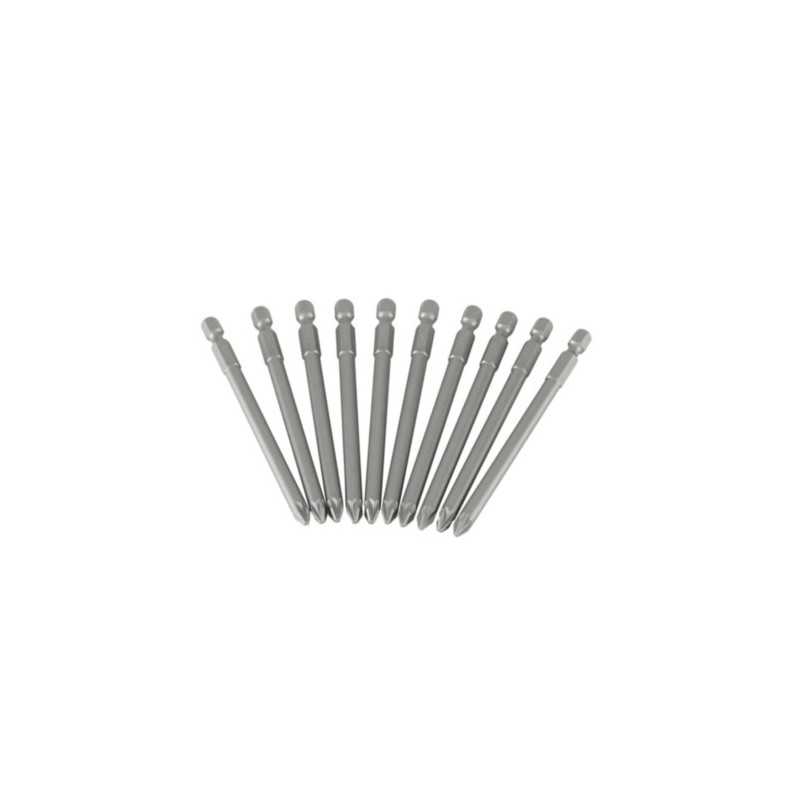 Stanley 3-68-807 Set 10 Biti 1/4" Pozidriv PZ2 x 100mm