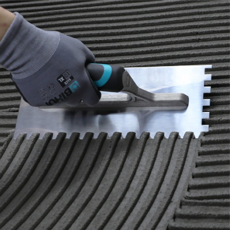 Gletiera dintata INOX 280 x 120mm, 4mm - BIHUI-PTSB04