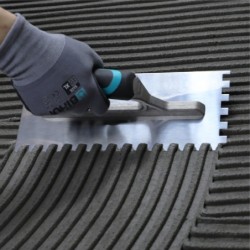 Gletiera dintata INOX 280 x 120mm, 8mm - BIHUI-PTSB08