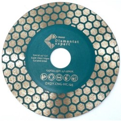 Disc DiamantatExpert pt. taiere si slefuire - Gresie si Placi dure 125x22.23 (mm) Premium - DXDY.CNG-HC.125