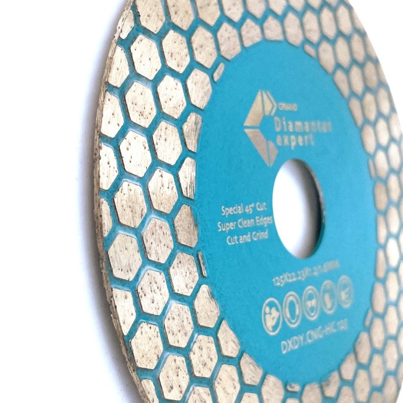 Disc DiamantatExpert pt. taiere si slefuire - Gresie si Placi dure 125x22.23 (mm) Premium - DXDY.CNG-HC.125