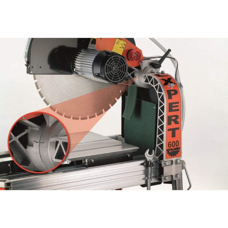 Masina de taiat materiale de constructii 75cm, 4.0kW, EXPERT 600S cu laser si roti - Battipav-9601