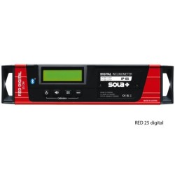 Nivela digitala cu bula ( Boloboc ) cu profil tubular RED Digital, 25cm - Sola-01730201