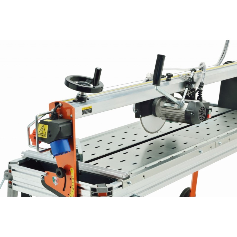 Masina de taiat gresie, faianta, placi 130cm, 1.4kW, CLASS PLUS 1300S cu laser si roti - Battipav-661351