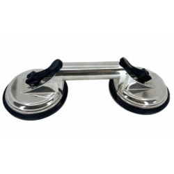 Ventuza dubla profesionala cu corp din Aluminiu - Ø125mm, 90kg - CNO-ALUV2