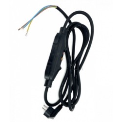 Cablu de alimentare 230V 16A IP66 cu stecher si siguranta PRCD, intrerupator de protectie personala pentru scule KEDU PD22A - CN