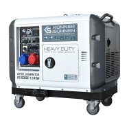 Generator de curent 7.5 kW diesel - Heavy Duty - insonorizat - Konner & Sohnen - KS-9300DE-1/3-ATSR-Super-Silent