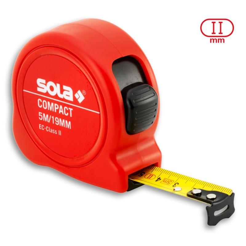Ruletă Compact CO, 3m - Sola-50500201