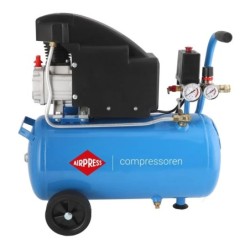 Compresor de aer profesional cu piston - Blue Series 1.1kW, 150L/min, 8 bari - Rezervor 24 Litri - AirPress-HL150/24-36744E