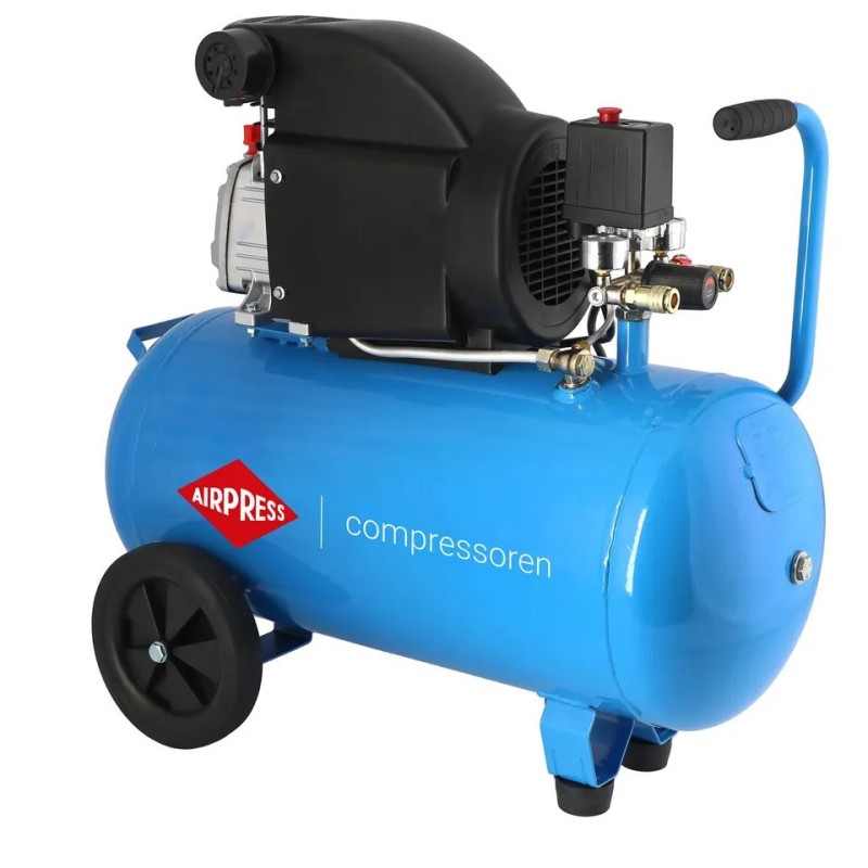 Compresor de aer profesional cu piston - Blue Series 1.5kW, 157L/min, 8 bari - Rezervor 50 Litri - AirPress-HL275/50-36856