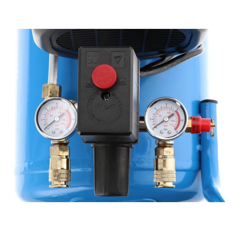Compresor de aer profesional cu piston - Blue Series 1.5kW, 196L/min, 8 bari - Rezervor 24 Litri - AirPress-HL310/25-36839-1