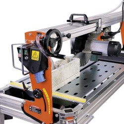 Masina de taiat marmura, granit 260cm, 2.2kW, SUPREME 260S cu laser si roti - Battipav-82601