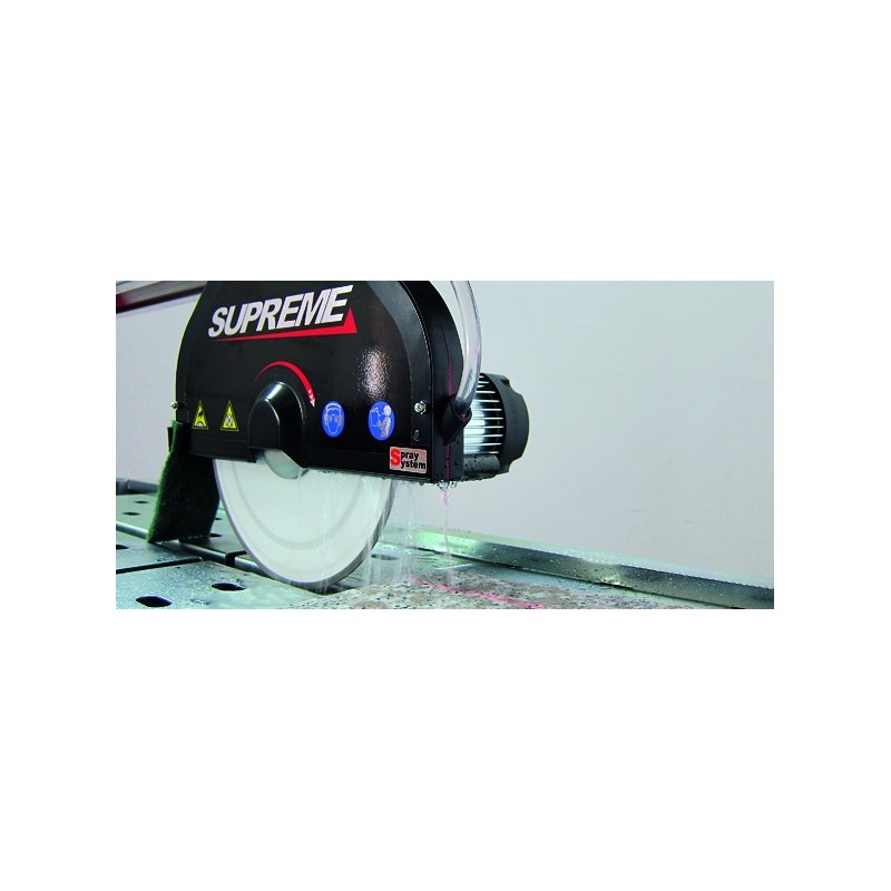 Masina de taiat marmura, granit 260cm, 2.2kW, SUPREME 260S cu laser si roti - Battipav-82601