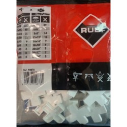 Distantiere ( Cruciulite ) pt. placi - gresie si faianta - Rost 10 mm - 50 buc - RUBI-19878