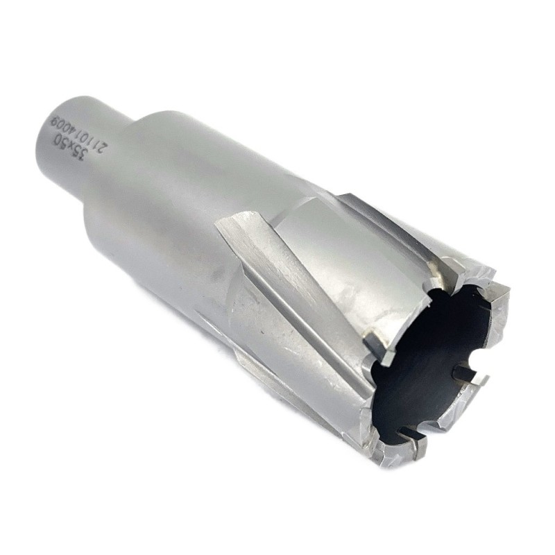 Carota pt. otel din carbura de tungsten, ⌀ 35mm, h=50mm, cu prindere Weldon - DXDY.P-TCT-50.35.W