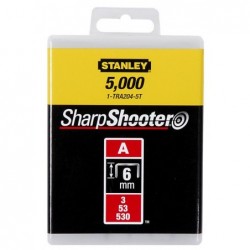 Stanley 1-TRA206T Capse standard 10 mm / 3/8"1000 buc. tip a 5/53/530