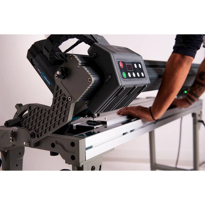 Masina semi-automata de taiat si frezat gresie, faianta, placi ceramice, 3kW, 120cm - BIHUI-TCSA1200