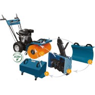 SET 4 in 1 Masina multifunctionala 6.5CP, 60cm - Konner & Sohnen - KS-7HP-MFM-60-SET