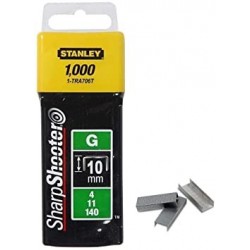 Stanley 1-TRA706T Set 1000 Capse de inalta calitate tip G 4/11/140, 10 mm / 3/8"