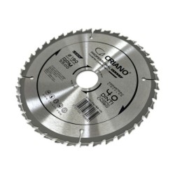 Disc Premium TCT - panza de fierastrau circular pentru taiat lemn, 190x30/25.4/20 cu 40 dinti din carbura de tungsten (vidia) -