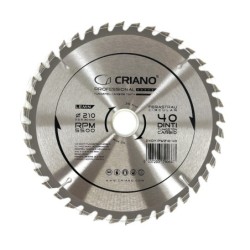 Disc Premium TCT - panza de fierastrau circular pentru taiat lemn, 210x30/25,4/20 cu 40 dinti din carbura de tungsten (vidia) -