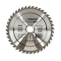 Disc Premium TCT - panza de fierastrau circular pentru taiat lemn, 215x30/25,4/20 cu 40 dinti din carbura de tungsten (vidia) -