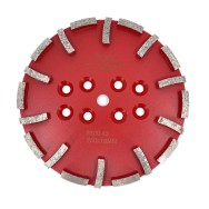 Disc cu segmenti diamantati pt. slefuire pardoseli - segment mediu - Rosu - 250 mm - prindere 19mm - DXDY.8500.250.43