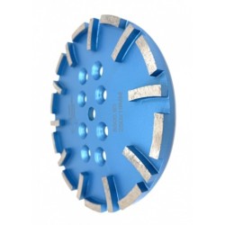 Disc cu segmenti diamantati pt. slefuire pardoseli - segment fin - Albastru - 250 mm - prindere 19mm - DXDY.8500.250.63