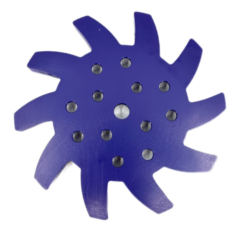 Disc stea cu segmenti diamantati pt. slefuire pardoseli - segment dur - Albastru - 250 mm - prindere 19mm - DXDY.8501.250.11.23