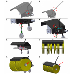 Texas Perie rotativa 80 cm 450mm