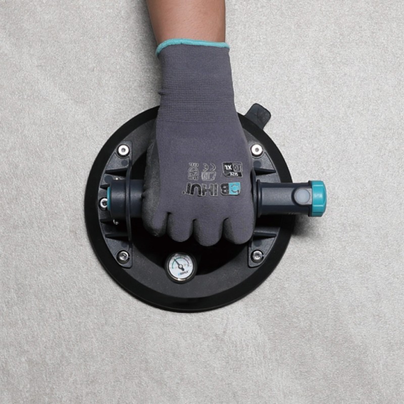 Ventuza Heavy Duty cu vacuum pt. placi texturate - Ø200mm, 140kg - BIHUI-SCBS8