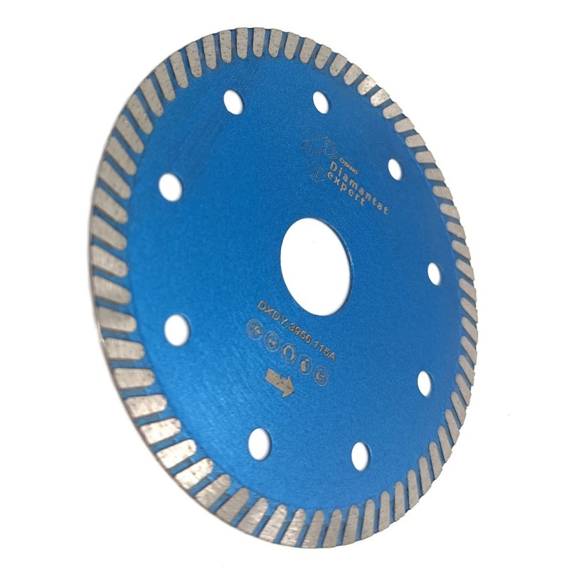 Disc DiamantatExpert pt. Gresie ft. dura portelanata, Granit - Turbo 115x22.2 (mm) Premium - DXDY.3956.115