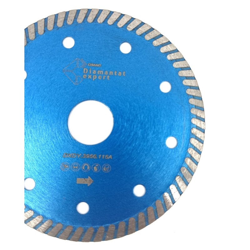 Disc DiamantatExpert pt. Gresie ft. dura portelanata, Granit - Turbo 125x22.2 (mm) Premium - DXDY.3956.125