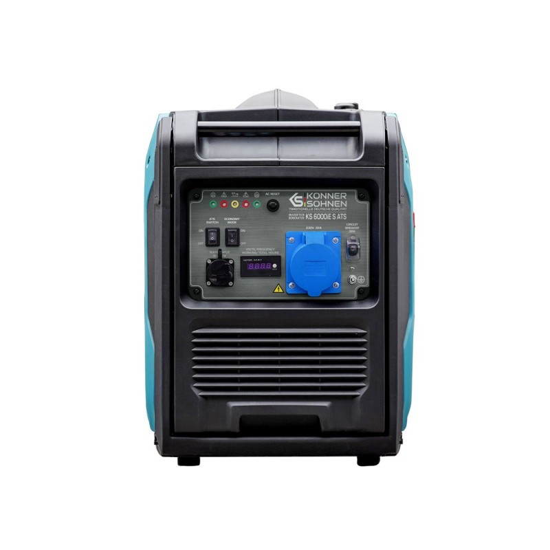 Generator de curent 5.5 kW inverter - benzina - insonorizat - Konner & Sohnen - KS-6000iE-S-ATS