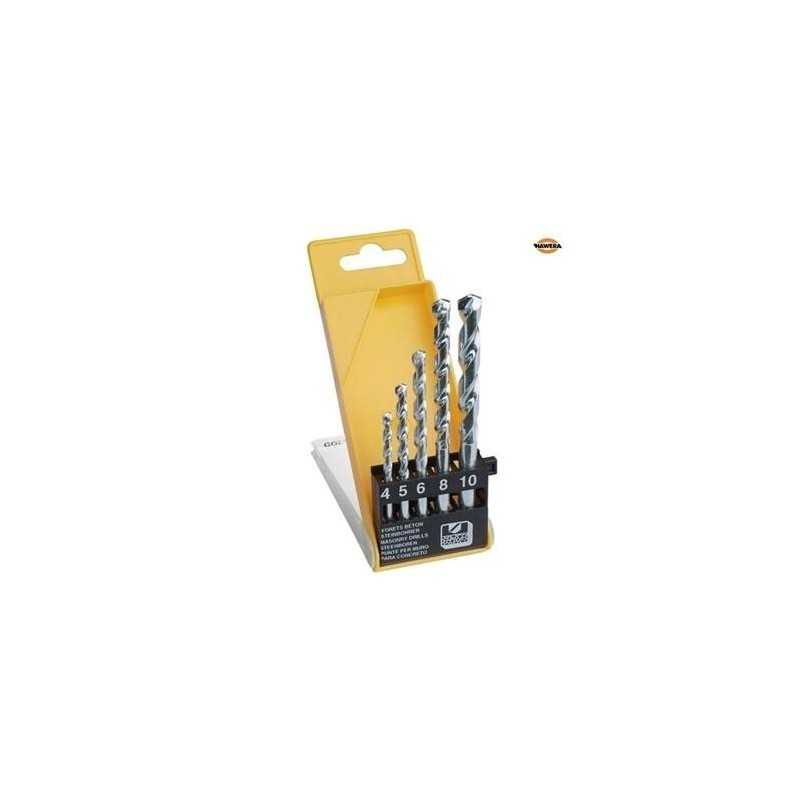 Hawera Set 5 burghie Colt pentru caramida, caseta, D4-10mm