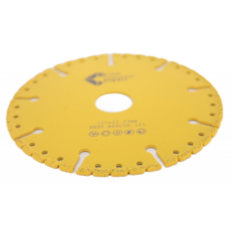 Disc DiamantatExpert pt. Descarcerare - Metal / Universal 125x22.2 (mm) Premium - DXDY.RESCUE.125
