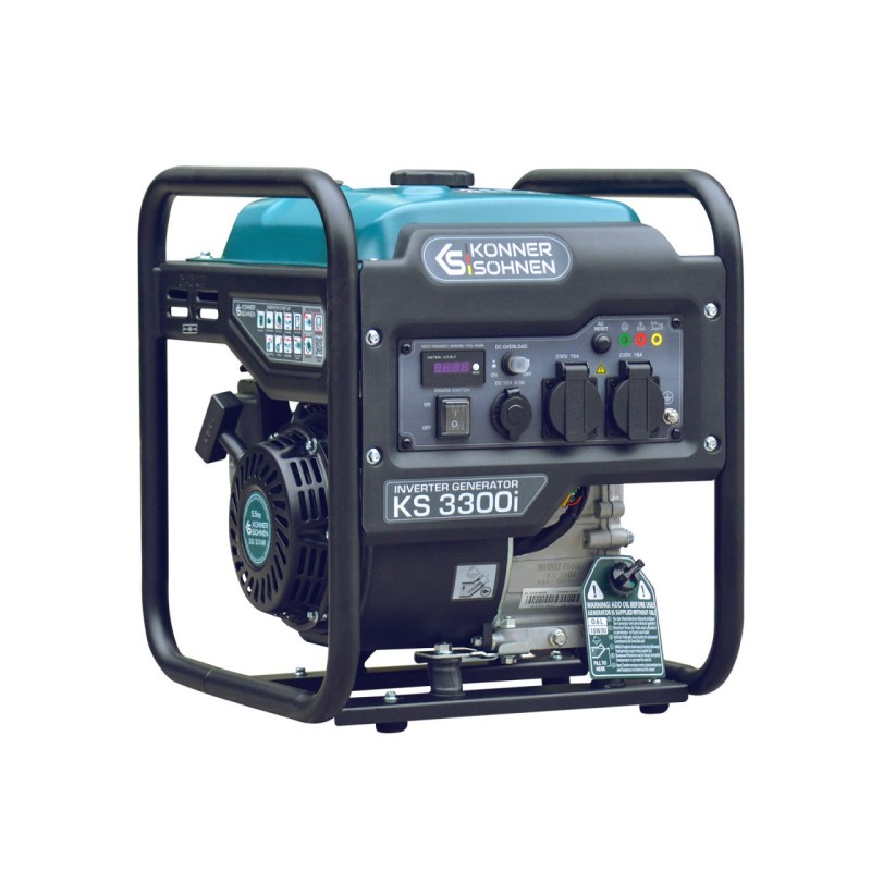 Generator de curent 3.3 kW inverter - benzina - Konner & Sohnen - KS-3300i