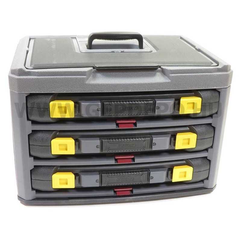 Stanley 2-99-055 Cutie cu 3 sertare echipata cu 70 scule