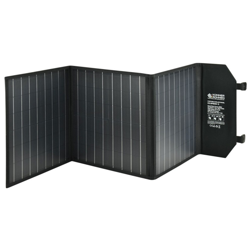 Panou solar portabil din siliciu monocristalin 60W - KS-SP60W-3