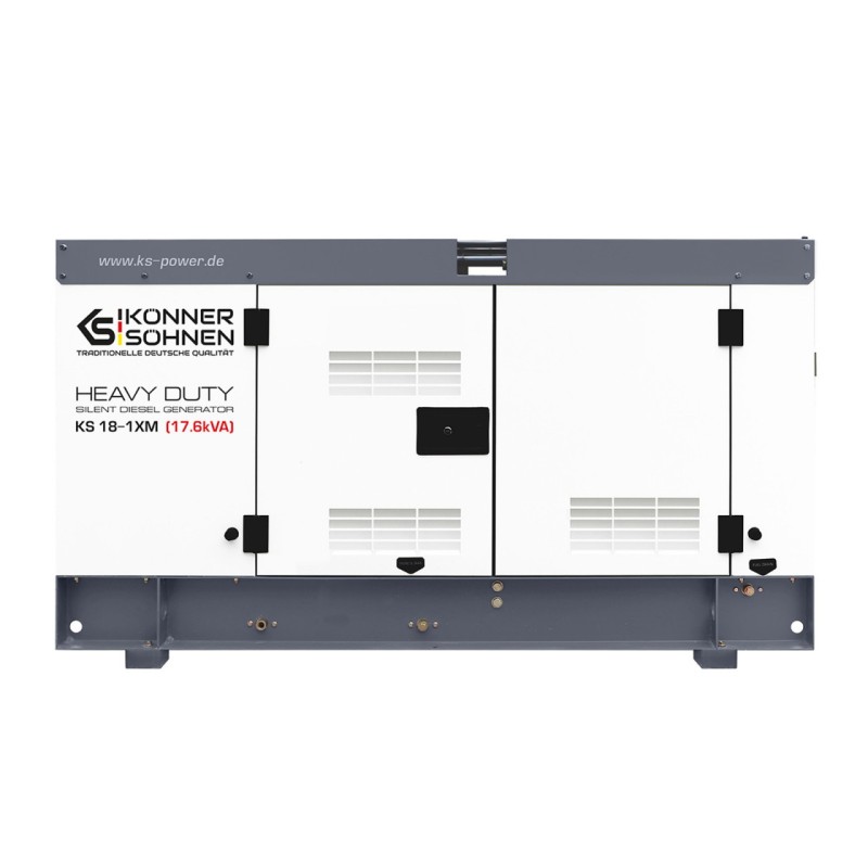 Generator de curent 17.6 kVA diesel - Heavy Duty - insonorizat - Konner & Sohnen - KS-18-1XM
