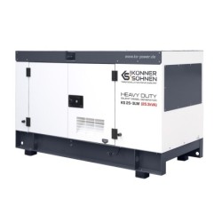 Generator de curent 25.3 kVA diesel - Heavy Duty - insonorizat - Konner & Sohnen - KS-25-3LM