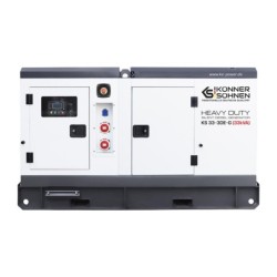 Generator de curent 33 kVA diesel - Heavy Duty - insonorizat - Konner & Sohnen - KS-33-3DE-G